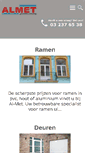 Mobile Screenshot of almet.be