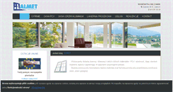 Desktop Screenshot of almet.net.pl
